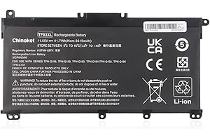 Chinoket TF03XL HSTNN-UB7J 920046-121 Batería para HP Pavilion X360 15-CD040WM 15-CC050WM 15-CC665CL 15-CD040WM 15-CC123CL 14M-CD0003DX 14-CD1055CL 14-CD1021LA 17-AR050WM 920070-855 920046-421