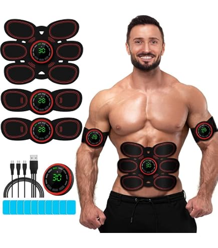 SIXPAD Abs Fit EMS Abdominal Trainer Training Gear : Buy Online at