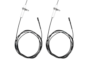 GALDOEP 2Pcs Keramik piezo zünder Draht,1000mm piezo Funken zünder Draht,für Gas Grill Ofen Kamin anderen ProduktenZünder Zubehör.