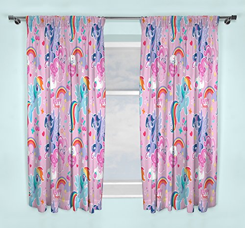 My Little Pony Crush Childrens Bedroom 54 Inch Curtains
