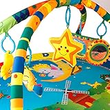 SPEED Babykrabbeldecke Spielbogen Krabbeldecke Spieldecke Erlebnisdecke Musik - 2