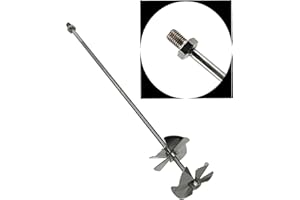 BIENENWAGNER Honigrührer Rührpropeller mit M14 Gewinde zur Herstellung vom cremigen Honig Funktion wie Rapido Rasant Edelstahl