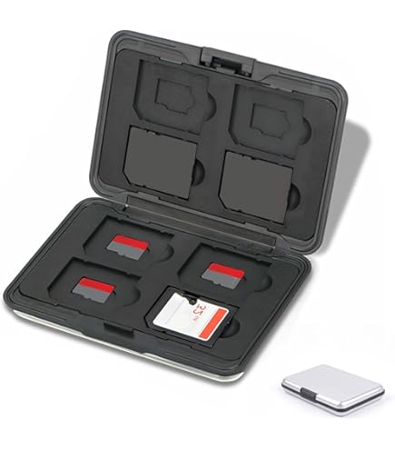 22 slot per scheda di memoria SD Card per il trasporto del