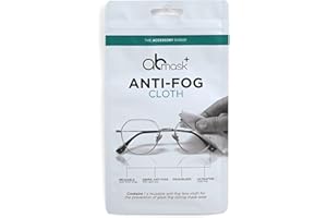 THE EYE DOCTOR AB Anti-Fog Dry Cloth - Demister Lens Wipe for Glasses, Stay Mist Free for 48 Hours, Reusable up to 1000 Times