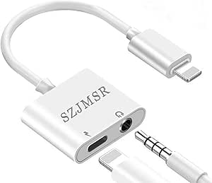 Adattatore Lightning Doppio Per IPhone Jack Cuffie Caricatore - Foto 7