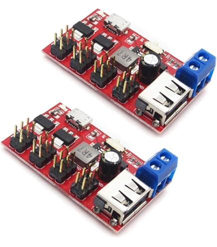 Convertisseur Voiture USB 4 Ports - Module DC-DC 8V-35V Vers 5V 8A Pour Charge Rapide En Véhicule