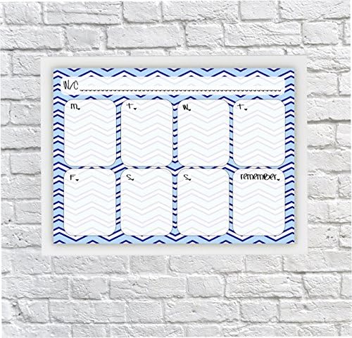 Kids Weekly Planner, Revision, Weekly Calendar, Weekly Schedule, Dry wipe, organiser, Boys, At a glance, Dry Erase Calendar, Timetable, Homework, Chores