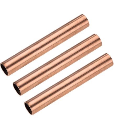 8Pack 12mm X 1mm X 200mm(ODxWall TxL) Copper Tube Round Metal Tubing