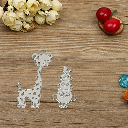 Metall Cutting Dies Schablone DIY Scrapbooking Album Papier Karte by FEITONG (1PC, J) - 3