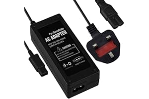 SUPER SMASH MEDIA SuperSmashMedia® - Nintendo GameCube Power Supply UK NGC Console Wall Adapter Charger AC Cable Power Pack