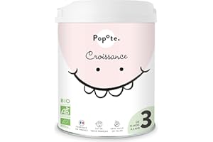 Lait infantile 3ème âge Popote Croissance - 800g - dès 10/12 mois à 3 ans