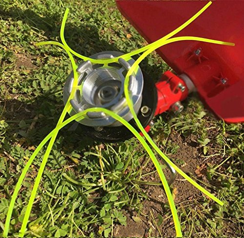 Covermason Aluminium Line Head Trimmer Kopf Spulensatz für Benzin Brushcutter - 3