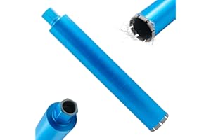 HBKEEN LASERGESCHWEIßT Diamantbohrkrone für Kernbohrkrone 1¼" UNC Nassbohrkrone DM 82mm L 400 mm