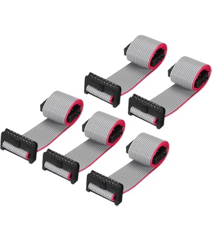 Cavo A Nastro Piatto IDC 14 Pin - 5 Pezzi Da 30 Cm, Passo 2 Mm - Per Cablaggio Elettronico - Foto 2