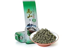 GOARTEA Té Oolong Taiwán Ginseng Té Verde Oolong Lose 2Pcs 250g / Total 17.6oz Ginseng Oolong Tea Taiwan Tea - Lan Gui Ren Tea Ginseng Tea - High Mountain Ren Shen Oolong Té