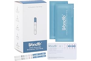 Wondfo Test d'ovulation 20x LH 0~65mIU/ml Test de fertilité pour les femmes à domicile Déterminez vos 2 jours de fertilité maximale grâce à un diagramme en couleur