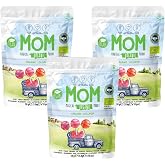 Mom Organik Lolipop &Ccedil;ilek Karpuz Yaban Mersini ve C Vitamini 3'l&uuml; Paket