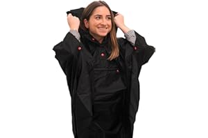 SMATI Ponczo/Płaszcz przeciwdeszczowy z kapturem Moda damska Wodoodporna jakość tkaniny Aktywność na świeżym powietrzu Rower Motocykl piesze wycieczki