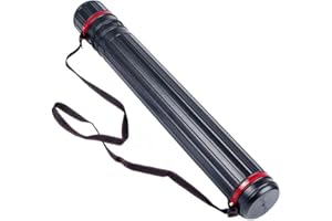 AimdonR Outdoor-Teleskop Pfeilköcher Tube Bogenschießen Fall Träger mit verstellbarem Gurt für Jagdschießen