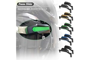 FAYEDENICY Deslizador de marco izquierdo y derecho para Ka.wasaki Z900 2017 2018 2019 2020 2021 2022 2023 Motocicleta CNC Aluminio Motor Crash Guard Side Falling Protector Z 900 Z-900 Accesorios Partes (Negro)