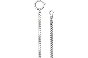 REGENT Catena per orologio P45 da 5 mm, argento, Classico