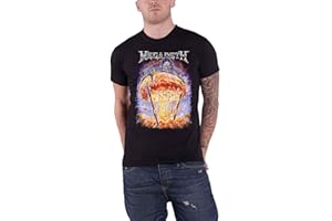 Megadeth T Shirt Countdown to Extinction Band Logo Nouveau Officiel Homme Noir