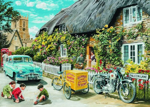 Falcon De Luxe - Cottages Colelction -  Home Sweet Home Triple Pack 500 /750 / 1000 Piece Jigsaw Puzzles in a Box