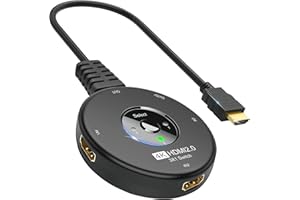 HDMI 2.0 Switch HDMI Splitter,Ozvavzk Sdoppiatore HDMI 3 In 1 Out,Supporta 4K 60Hz HDCP2.2 HDR, Commutatore HDMI Splitter Automatico per TV Stick HDTV PC Switch PS5 X-Box Lettore Blu-Ray