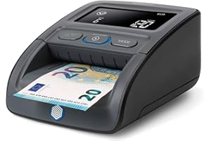 Safescan 155-S - Détecteur automatique de faux billets qui vérifie les billets dans quatre positions avec une précision de 100 % - Pour plusieurs devises, 112-0668
