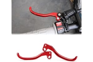 JESTOP Brake Clutch Lever Hand Levers, 2PCS Left & Right Aluminum Pivot Brake Clutch Levers, Compatible with Sur Ron Light Bee Segway X260 X160 Dirt Bike Enduro (Red)