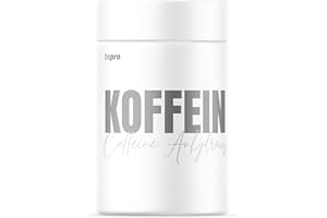 ‎BETTERPROTEIN Koffein Kapseln - hochdosiert 200 mg - 120 Kapseln - Qualität direkt vom Herstelle- vegan - BetterProtein®