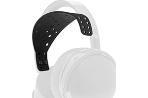 WC HeadbandZ Maxwell V2 – ulepszona, szeroka opaska silikonowa kompatybilna z Audeze Maxwell, wyprodukowana przez Wicked Cushions | Szersza konstrukcja rozkładająca ciężar | Black