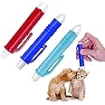 PKQTOP Zeckenentferner Set Für Hunde Katze,Zeckenzange Set 3er Pack, Zeckenentfernung In Sekunden，Sicherer Zeckenpinzette für