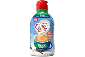 GROCERIESRUS Nestle Coffee mate French Vanilla Sugar Free Liquid Coffee Creamer - 64 fl oz (1.89L)