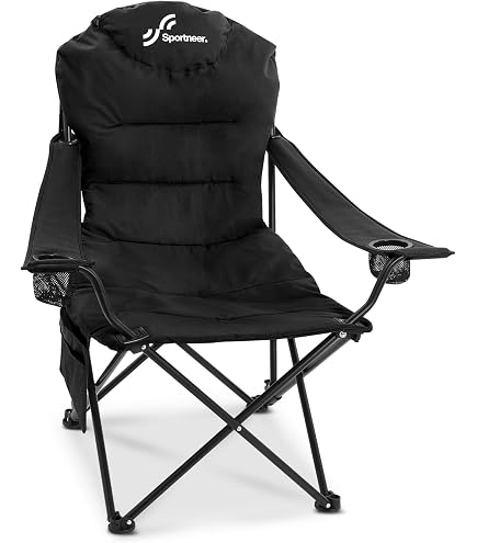 Chaise De Camping Relaxdays - Dossier Inclinable 2 Positions, Pliante, Confortable (jusqu'à 130 Kg)