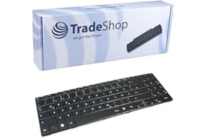 Trade-Shop Laptop-Tastatur/Notebook Keyboard Ersatz Austausch Deutsch QWERTZ für Packard Bell Easynote DT85 LJ65 LJ75 TJ65 TJ75 TJ66 TJ67 TJ68 TJ71 LJ61 LJ71 (Deutsches Tastaturlayout)