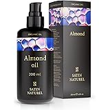 200ml Olio di Mandorle Dolci 100% Puro + Spremuto a Freddo| Olio Corpo Smagliature Gravidanza| Olio capelli | Olio Massaggio 