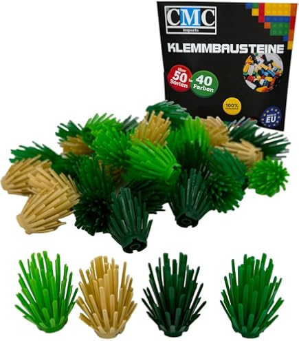 30 X Zaunelemente Für Klemmbausteine – Farbe Weiß, Kompatibel Mit Anderen Marken