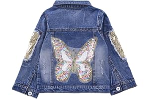 Peacolate 2-11Years Spring And Autumn Girls Denim Jacket Kid'S Jacket Top