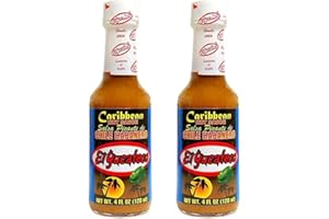 El Yucateco - Caribean Salsa Picante de Chile Habanero 120 ml x 2 uds - Pack Promoo