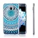 Produktbild iMonster Henna Hülle für Samsung Galaxy S7 Edge Crystal Case Schutzhülle Mandala Grün/Blaue Sonne Motiv Ultradünn Handyhülle Silikonhülle TPU transparent