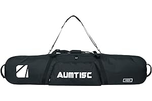 AUMTISC Snowboard & Ski Bags - Padded Travel Bag with Storage for Snowboard & Ski Equipment