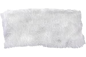 ‎MONSTER24 Monster24 / 1 Stück Ersatz-Schwamm für Bioethanol Tischkamin Glasfaserwolle Watte feuerfestes Spezialvlies Brennwatte biolösliche Fasern hitzebeständig Bioethanol Tischfeuer Kaminfeuer