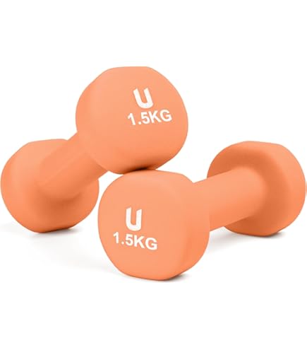 Manubrio In Vinile - Pesi Da 0.5, 1, 2, 3, 4, 5 Kg Per Allenamento - Foto 4