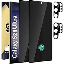 2+2 Pack] for Samsung Galaxy S24 Ultra Screen Protector, 9H ...