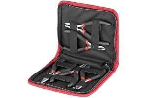 Goobay 77115 tängset tänger/finmekaniker tång set / 1 x sidofräs / 1 x spetstång / 1 x böjd spetstång / 1 x rund tång / 1 x k