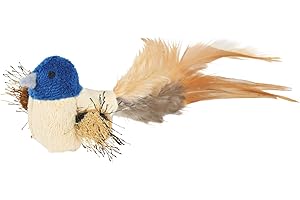 TRIXIE Pájaro con Plumas y Catnip, Peluche