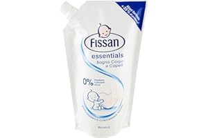 Fissan Baby Essentials Bagno Corpo e Capelli, Ipoallergenico, Ricarica - 500 ml