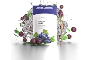 PERFEKTO24 Wunder Stuzzicadenti - In 8 rinfrescanti varietà - Stuzzicadenti aromatizzati - Stuzzicadenti Una/Menta - contro l’alitosi - freschezza del respiro - 100 Pezzi (Refill)