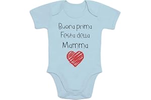 Shirtgeil Body neonato manica corta - Idee Regalo - Buona Prima Festa della Mamma regali